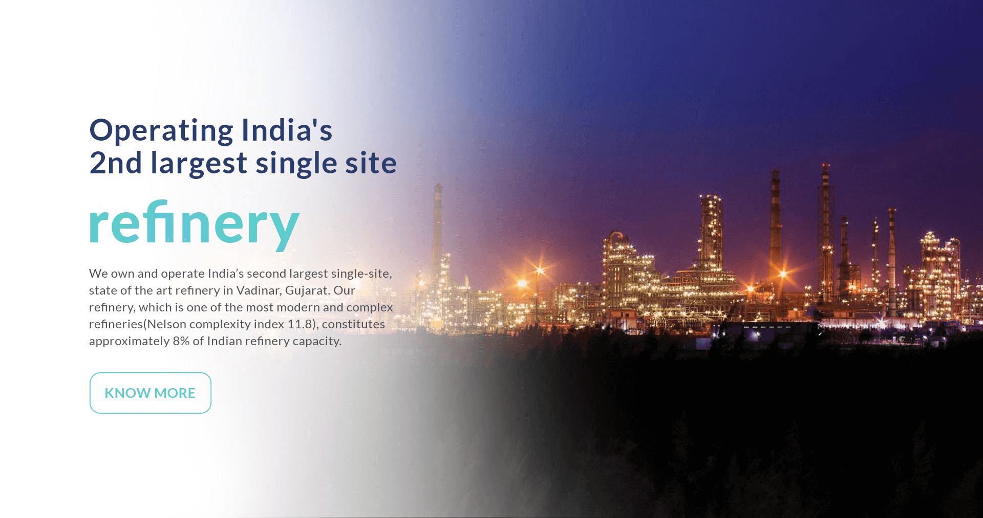 India's 2nd largest oil refinery- Nayara Energy